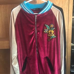 Hudson Yeezy Velvet Bomber NWOT